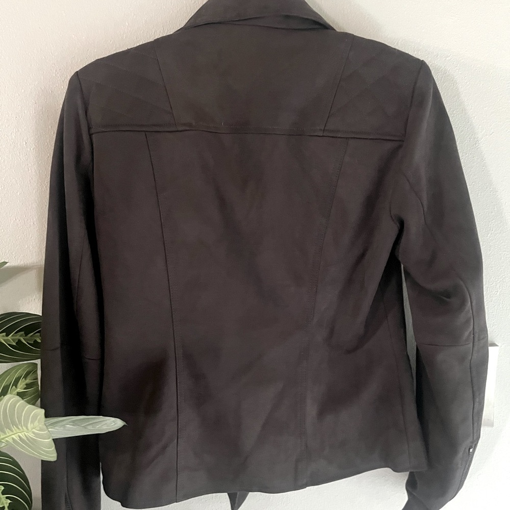 Suede Brown Jacket Size Medium - image 6